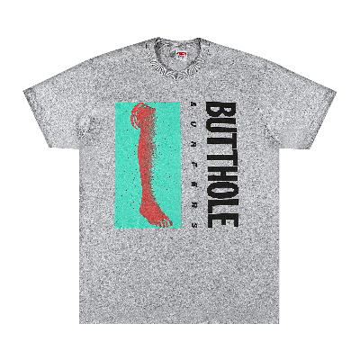 Pre-owned Supreme X Butthole Surfers Leg Tee 'heather Grey'