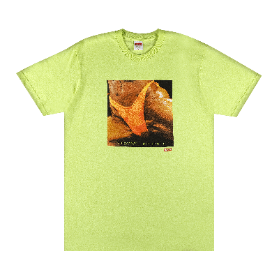 Pre-owned Supreme X Butthole Surfers Rembrandt Pussyhorse Tee 'neon Green'