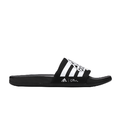 Pre-owned Adidas Originals The Simpsons X Adilette Comfort Slides 'bart' In Black