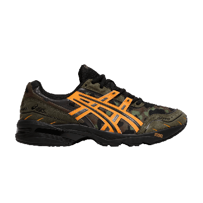 Pre-owned Asics Bape X Gel 1090 'camo' In Green