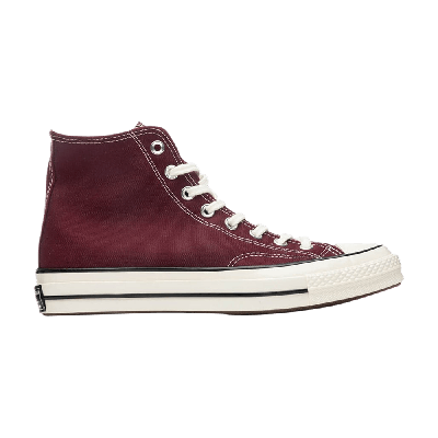 Pre-owned Converse Chuck 70 High 'recycled Canvas - Deep Bordeaux' In Red