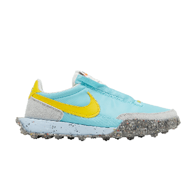 Pre-owned Nike Wmns Waffle Racer Crater 'bleached Aqua' In Blue