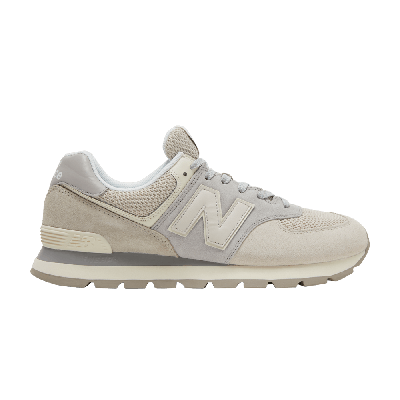 Pre-owned New Balance 574 'timberwolf' In Grey