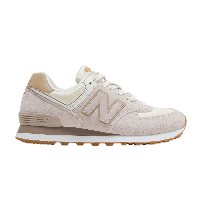 Pre-owned New Balance Wmns 574 'space Pink Angora' In Brown