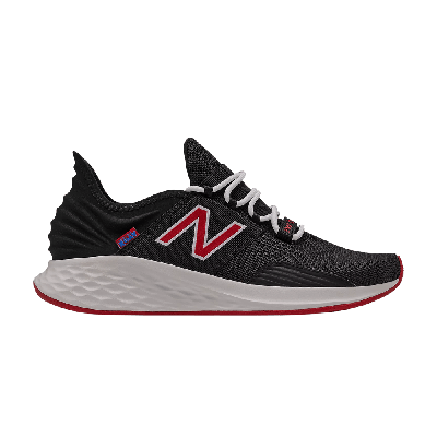 Pre-owned New Balance Fresh Foam Roav 2e Wide 'black Team Red'