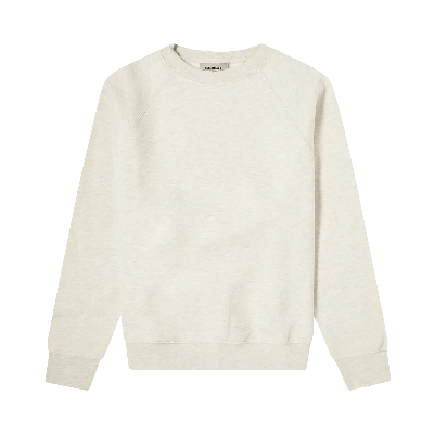 Pre-owned Essentials Fear Of God  Crewneck Sweatshirt 'light Heather Oatmeal' In Grey