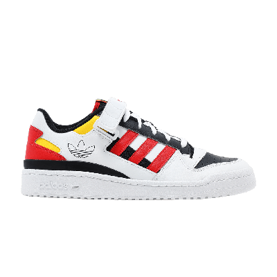 Pre-owned Adidas Originals Forum Low 'legend Ink Red' In White