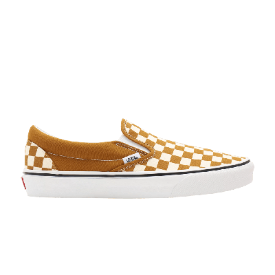 Pre-owned Vans Classic Slip-on 'checkerboard - Golden Brown'