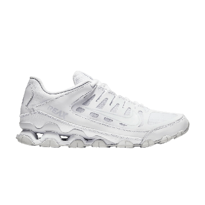 Nike Men's Reax 8 Tr Workout Shoes In White/pure Platinum/white