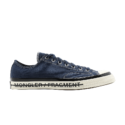 Pre-owned Converse Fragment Design X Moncler X Chuck 70 Low 'insignia Blue'
