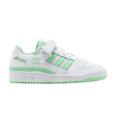 Pre-owned Adidas Originals Wmns Forum Low 'white Glory Mint' In Green