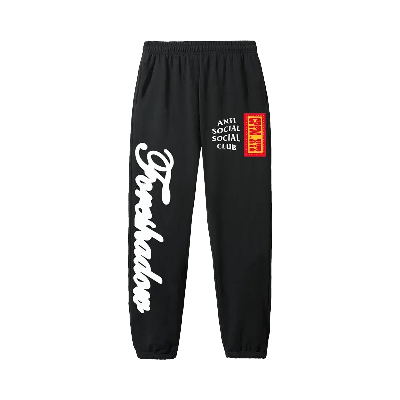 Pre-owned Anti Social Social Club X Cactus Plant Flea Market Sweatpants 'black'