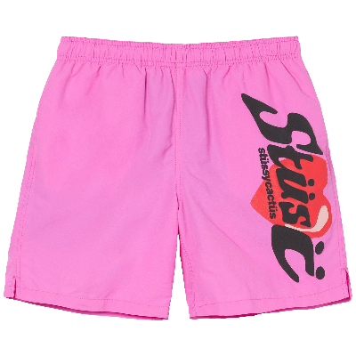 Pre-owned Stussy X Cactus Plant Flea Market Water Shorts 'pink'