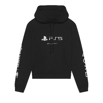 Pre-owned Balenciaga Playstation Shrunk Hoodie 'black'