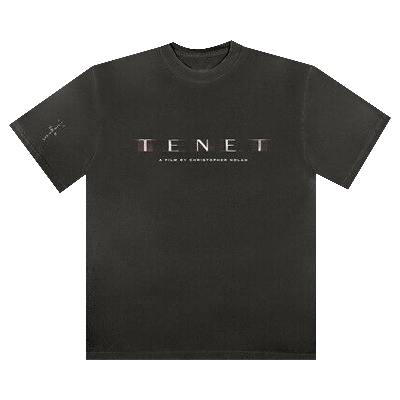 Pre-owned Cactus Jack By Travis Scott For Tenet T-shirt 'black'