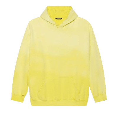Pre-owned Balenciaga Oversized Hoodie 'yellow'
