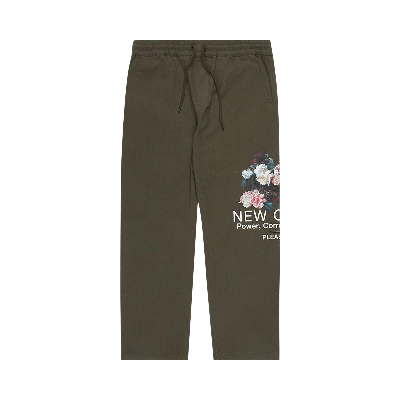 Pre-owned Pleasures Power Beach Pant 'olive' In Green