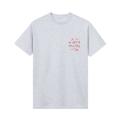 Pre-owned Anti Social Social Club Bed Tee 'grey'