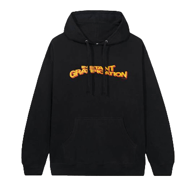 Pre-owned Anti Social Social Club Ig Hoodie 'black'