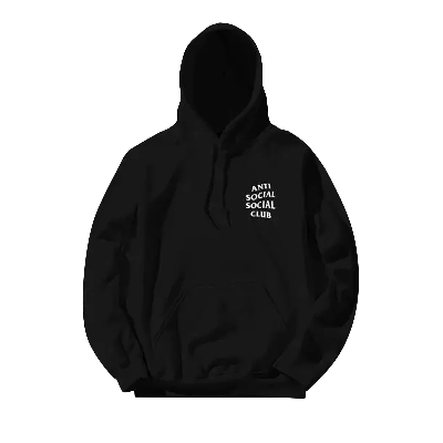 Pre-owned Anti Social Social Club Kkoch Hoodie 'black'