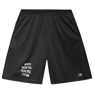 Pre-owned Anti Social Social Club Sports Shorts 'black'
