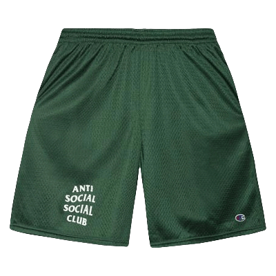 Pre-owned Anti Social Social Club Sports Shorts 'green'