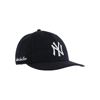 Pre-owned Aimé Leon Dore X New Era Chain Stitch Yankees Hat 'navy' In Blue