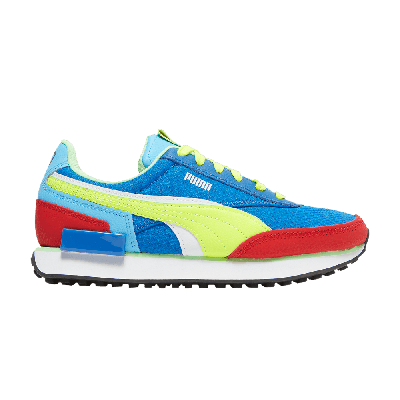 Pre-owned Puma Future Rider Wc 'royal High Risk Red Yellow' In Blue