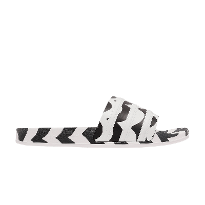 Pre-owned Adidas Originals Marimekko X Wmns Adilette Slide 'laine Wave' In White