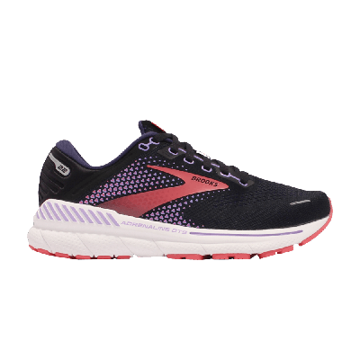 Pre-owned Brooks Wmns Adrenaline Gts 22 Wide 'black Red'