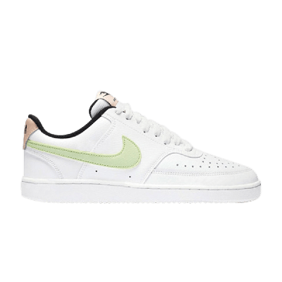 Pre-owned Nike Wmns Court Vision Low 'white Barely Volt'
