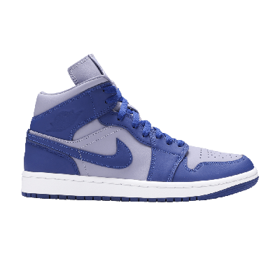 Pre-owned Air Jordan Wmns  1 Mid Se 'iron Purple Deep Royal'