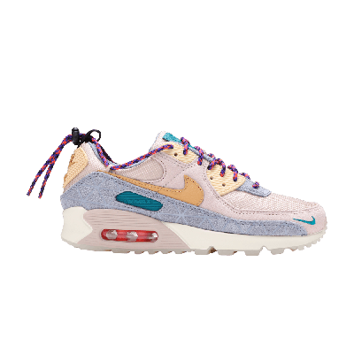 Pre-owned Nike Wmns Air Max 90 Se 'fossil Stone Ashen Slate' In Tan