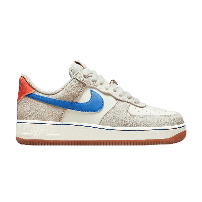 Pre-owned Nike Wmns Air Force 1 '07 Se 'first Use 'sail Royal' In Cream
