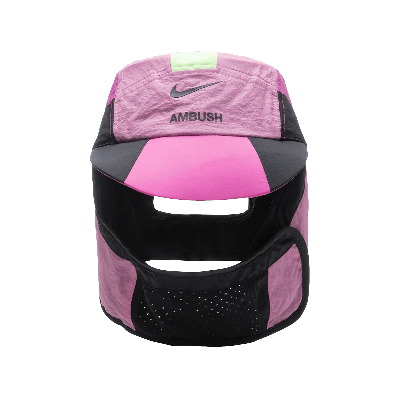 Pre-owned Nike Women's X Ambush Motorcycle Cap 'magic Flamingo' In Pink