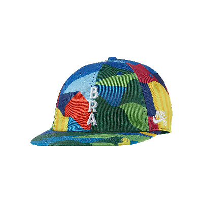 Nike Sb X Parra Brazil Federation Kit Skate Cap 'clover/white' In Multi-color