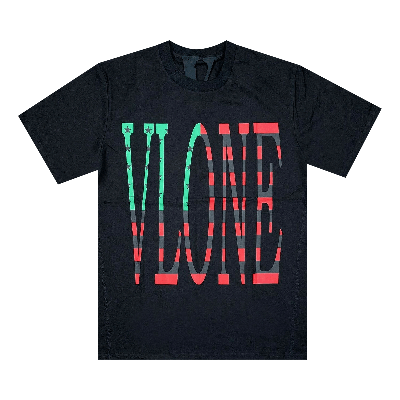 Pre-owned Vlone Power Staple T-shirt 'black'