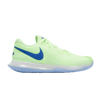 Pre-owned Nike Court Zoom Vapor Cage 4 Rafa 'lime Glow Hyper Blue' In Green