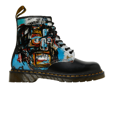 Pre-owned Dr. Martens' Jean-michel Basquiat X 1460 'untitled' In Multi-color