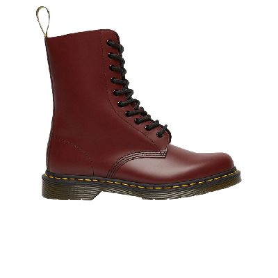 Pre-owned Dr. Martens 1490 Mid 'cherry Red'