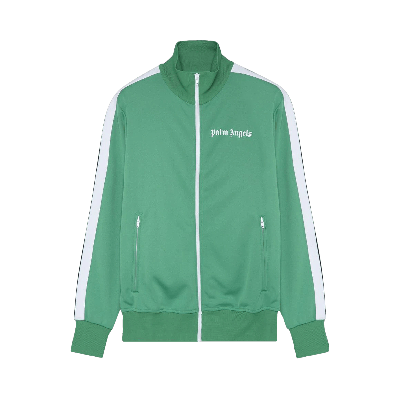 Palm Angels Classic Track Jacket 'green/white'