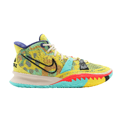 Pre-owned Nike Kyrie 7 '1 World 1 People' In Yellow