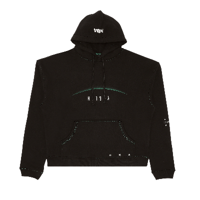 Pre-owned Hood By Air Hooded Sweatshirt 'black'