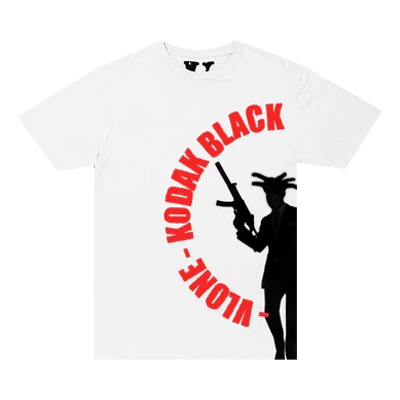Pre-owned Vlone X Kodak Black Vulture T-shirt 'white'