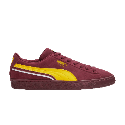 Pre-owned Puma Suede 'triplex - Burgundy Maize' In Red