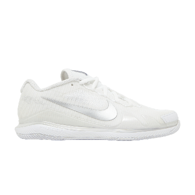 Pre-owned Nike Wmns Court Air Zoom Vapor Pro 'white Metallic Silver'