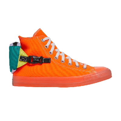 Pre-owned Converse Chuck Taylor All Star Buckle Up High 'total Orange'