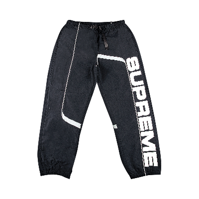 Pre-owned Supreme S Paneled Belted Track Pant 'black'