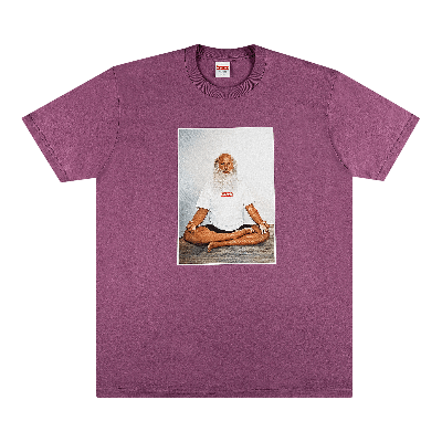 Pre-owned Supreme Rick Rubin Tee 'plum' In Purple