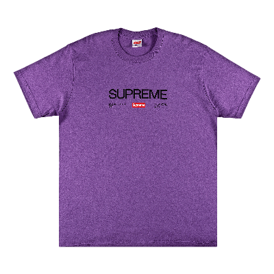 Pre-owned Supreme Est. 1994 Tee 'purple'